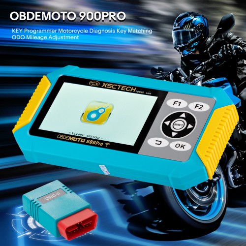 2024 OBDEMOTO 900PRO BMW Ducat Harley Honda Motorcycle Key Programmer Diagnosis Tool and Odometer Correction 3 in 1 with Free Tokens