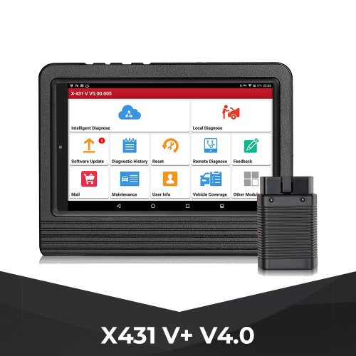 Launch X431 V+ V4.0 10.1 Inch Wifi Bluetooth Global Version Full System Bidirectional Diagnostic Tool with DBScar IV