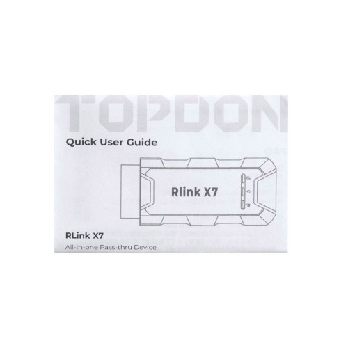 TOPDON Rlink X7 J2534 for GM 2000-2024 Supports CAN FD DoIP Compatible with GDS2 v2024.05 Tech2win