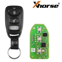 VVDI VW DS Style 3-Button Wireless Remote Flip Key -by XHorse
