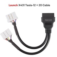 Launch X431 Tesla-12 + 20 Connector for Tesla Model S X Free Shipping