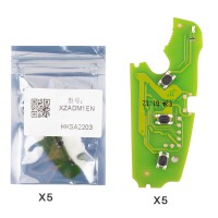 Xhorse XZADM1EN MQB48 Special PCB Board 3 Buttons Exclusively for Audi Models 5pcs/Lot