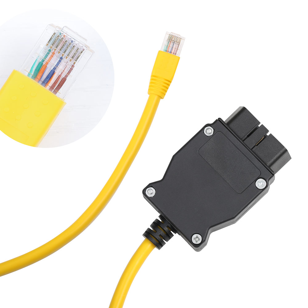 BMW ENET (Ethernet to OBD) Interface Cable for BMW E-SYS ICOM Coding  F-series