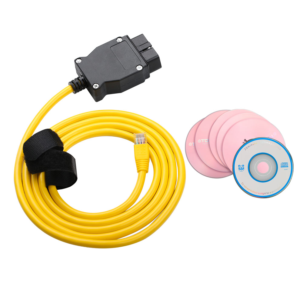 BMW ENET (Ethernet to OBD) Interface Cable for BMW E-SYS ICOM Coding  F-series