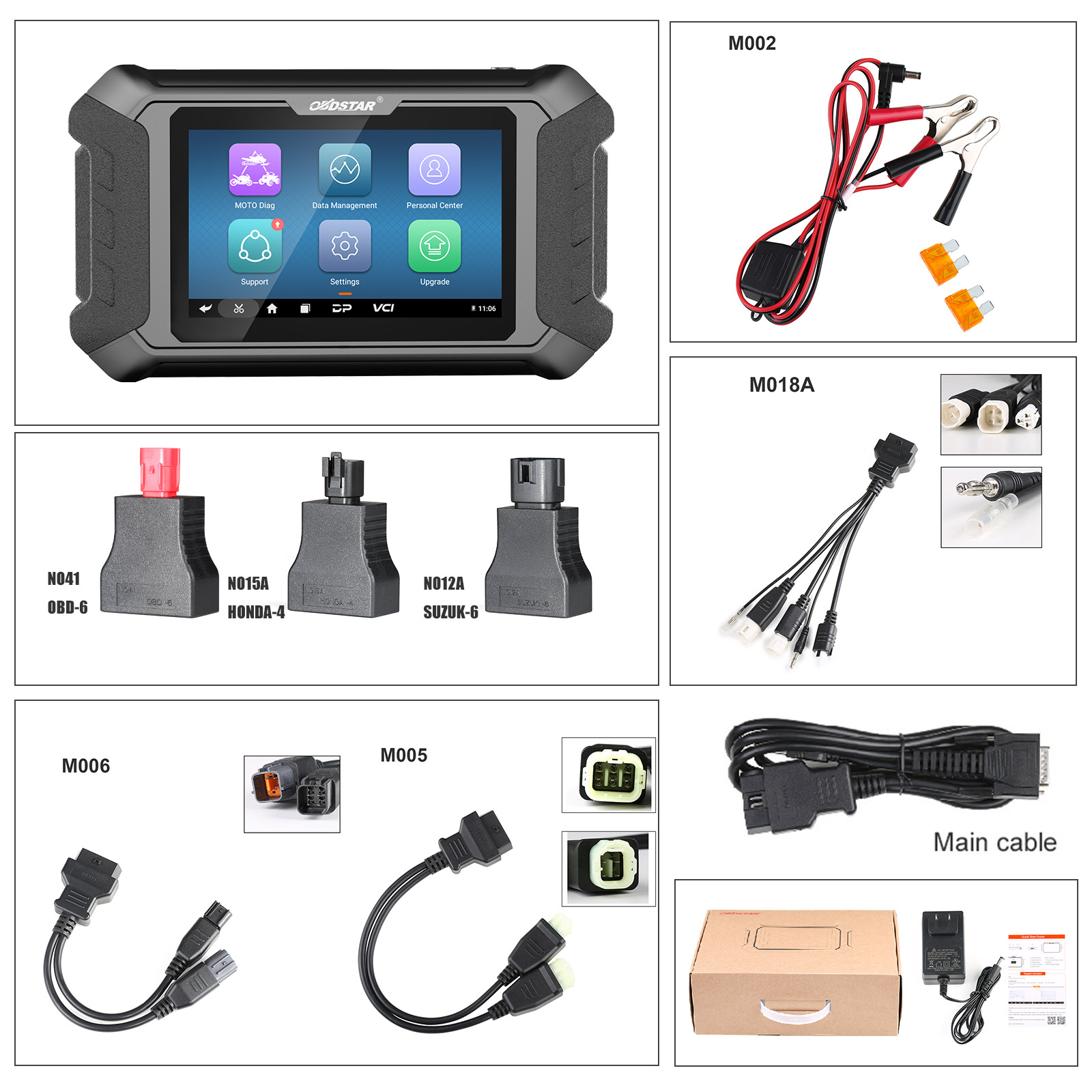Motorcycle OBD Euro 5 Engine Diagnostic Tool