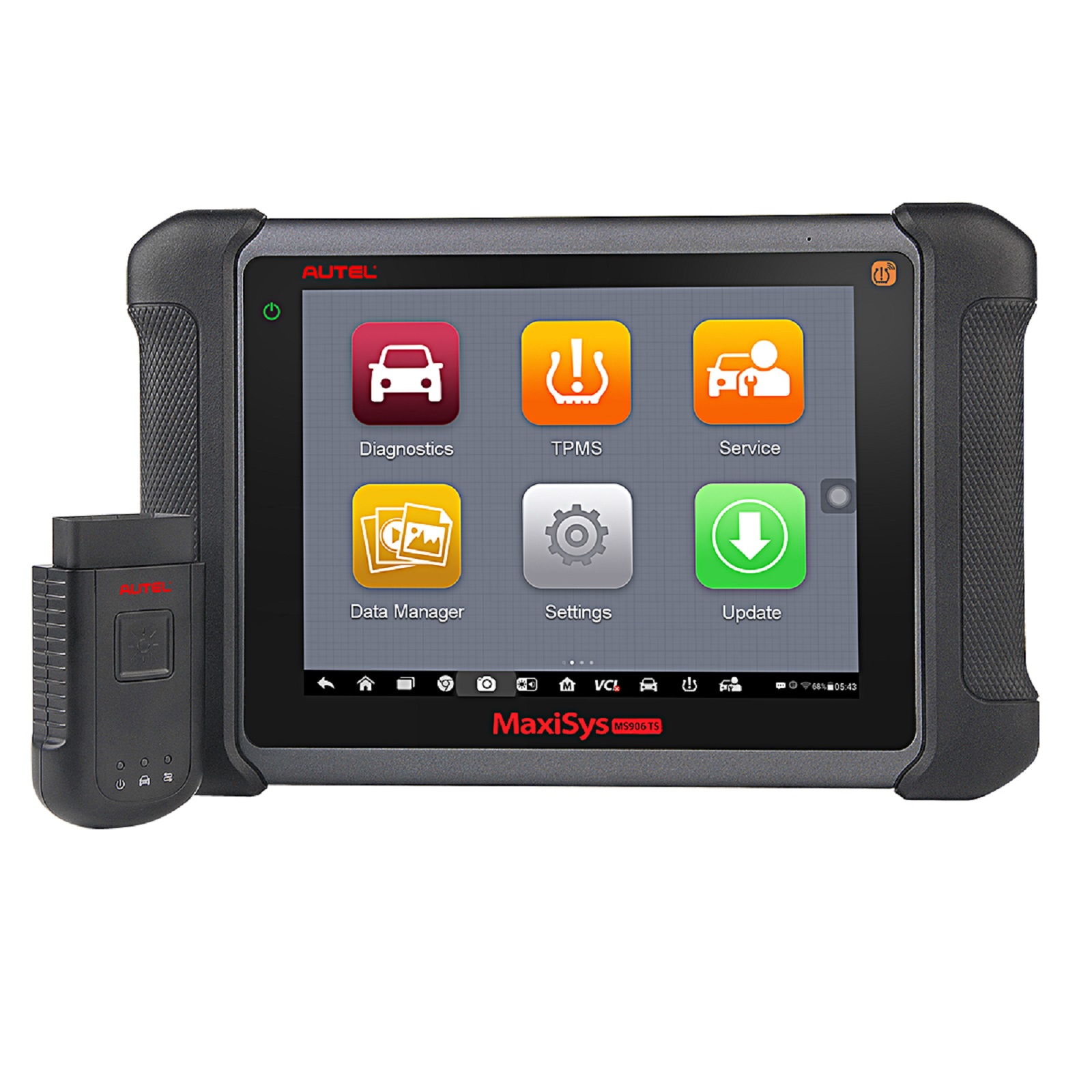 Autel USA MS906 MaxiSYS Vehicle Diagnostic Scanner/Tablet Kit w/ECU Coding,  Key Coding, Bi-Directional + 2 Free Tools