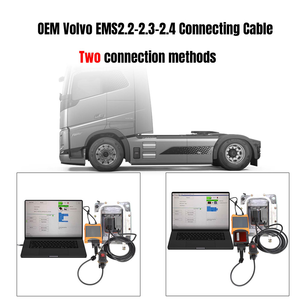 OEM Volvo TRW EMS bench cable connection