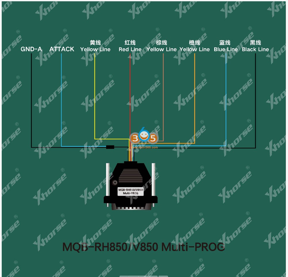 xhorse multi prog rh850 cable 1