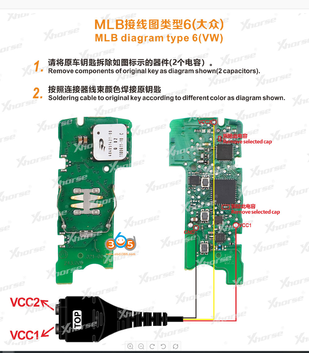 vvdi mlb tool wiring diagram type 6