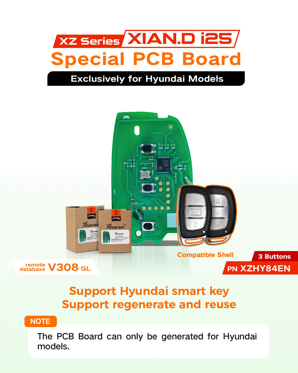 Xhorse XZHY84EN Special PCB Board