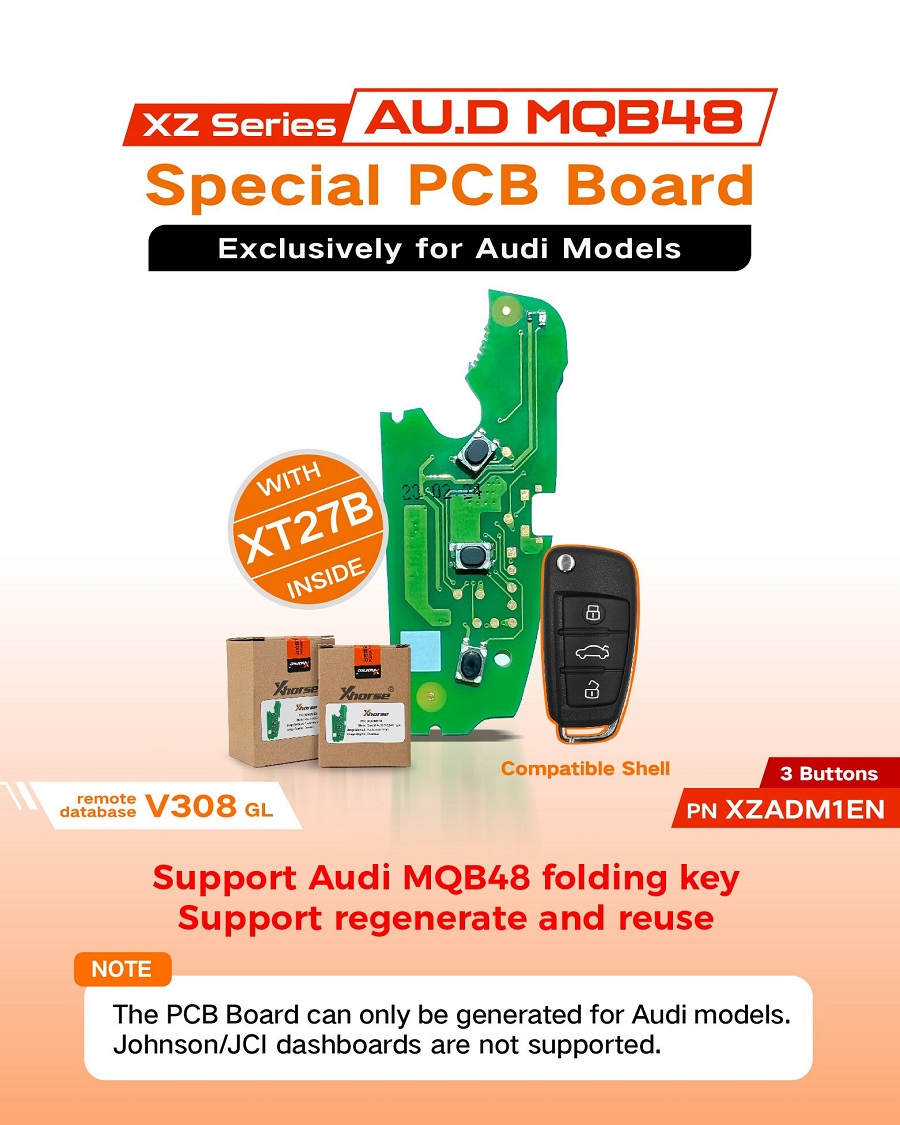 Xhorse XZADM1EN MQB48 Special PCB Board 