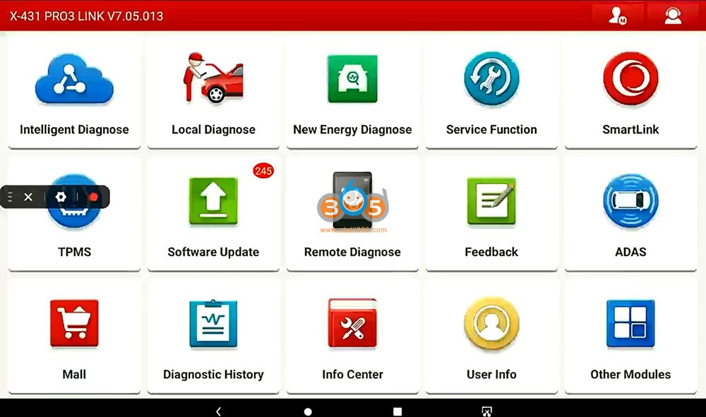 Scan QR Code to Share Launch X431 Diagnostic Reports 1