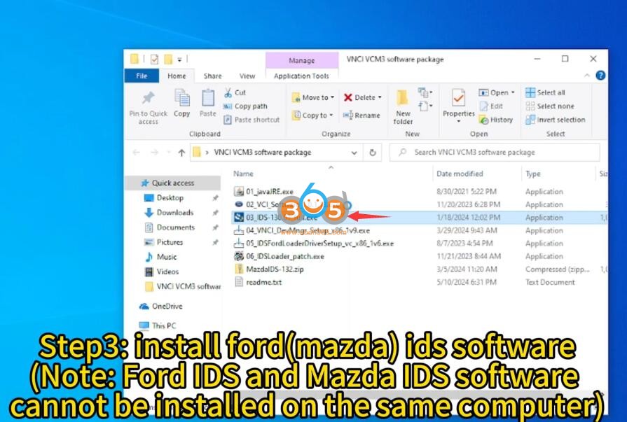 install vnci ford software 4