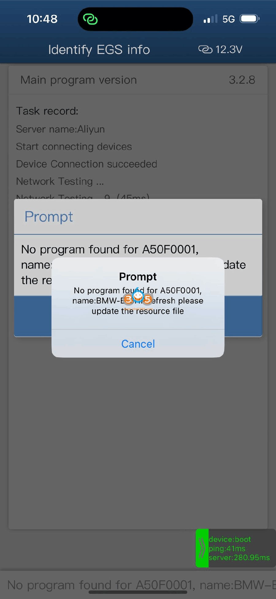 Yanhua Mini ACDP Module License A50F No Program Found 1